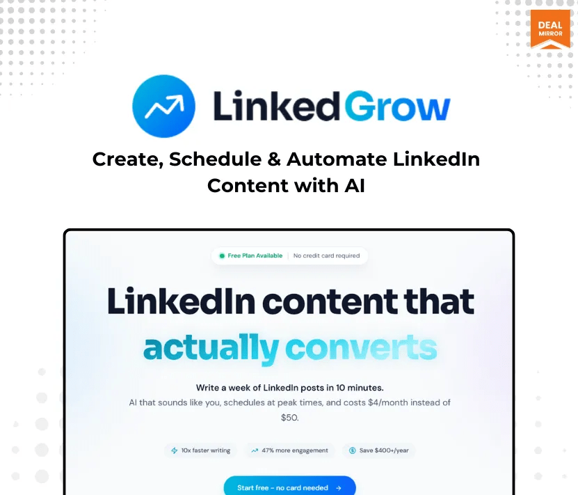 LinkedGrow: AI-Powered LinkedIn Growth Software