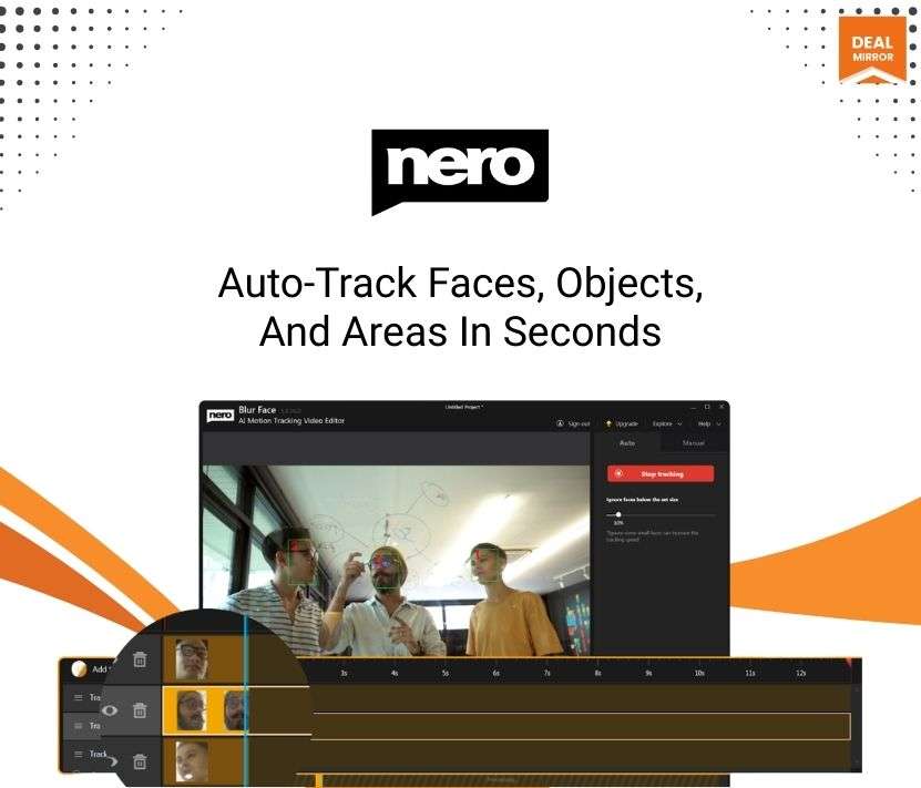 Nero Motion Tracker: AI-Powered Automatic Object Tracker