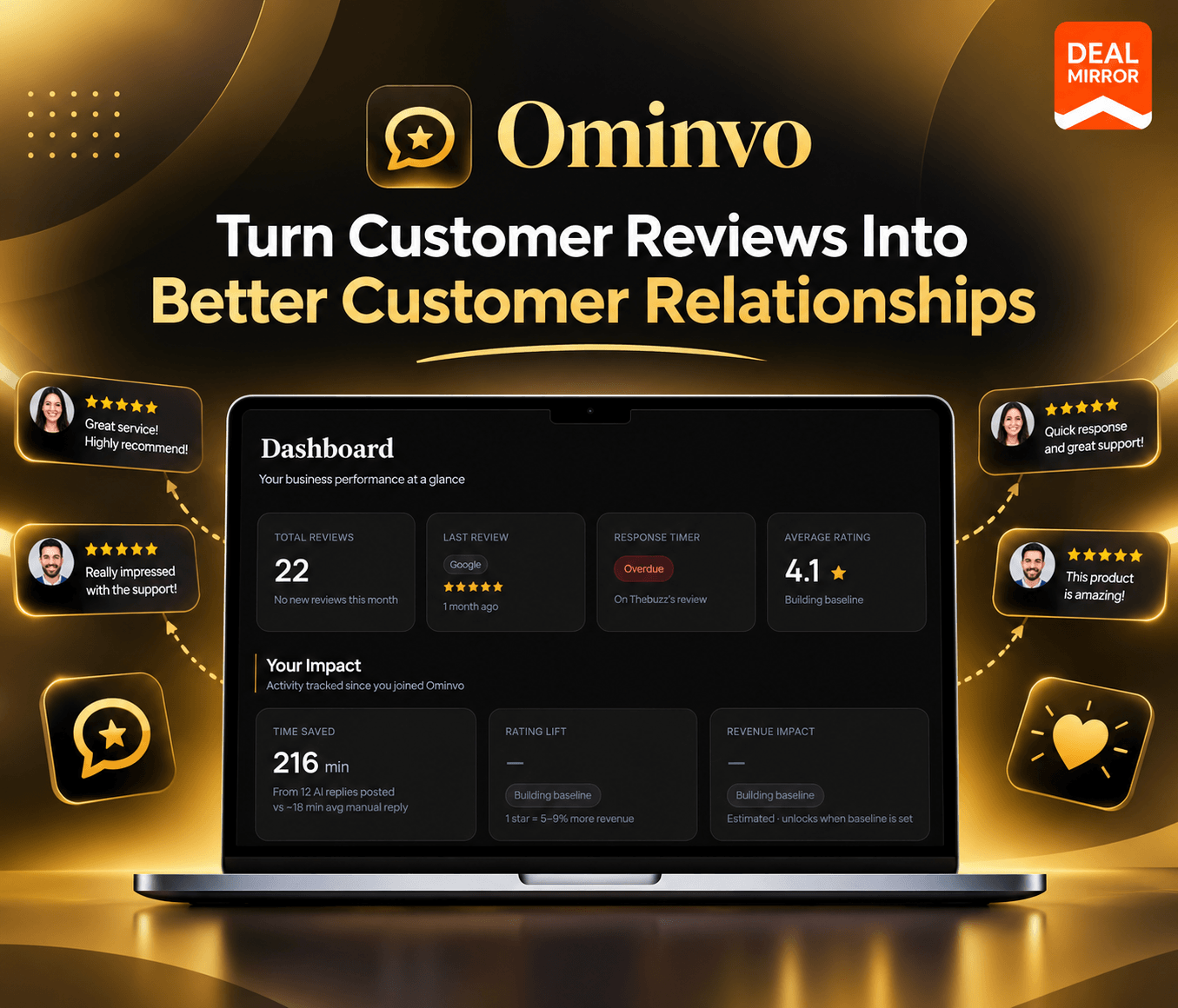 Ominvo: AI-Powered Google Review Management for Small Businesses